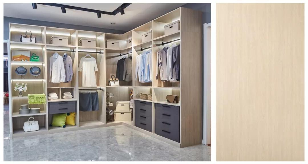 鵬鴻純璞系列生態(tài)板花色清風胡桃